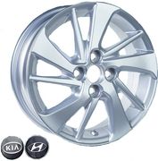 Replica Hyundai (GT1057D) 5,5x15 4x100 ET45 DIA54,1 (silver)