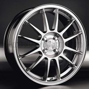 Racing Wheels H-220 6,5x15 4x100/114,3 ET40 DIA73,1 (BK-JR-DP)