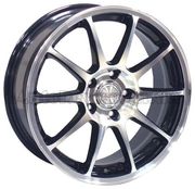 Racing Wheels H-422 6,5x15 5x114,3 ET40 DIA73,1 (BK/LRD)