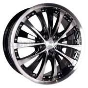 Racing Wheels H-386 7,5x18 5x114,3 ET 45 Dia 73,1 (BK/FP)