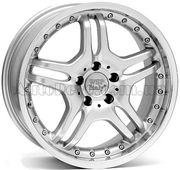 Replica WSP Mercedes (W728) Venice 9,5x18 5x112 ET 35 Dia 66,6 (silver polished  )