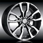 Racing Wheels H-497 7x17 5x114,3 ET 40 Dia 67,1 (BK-F/P)
