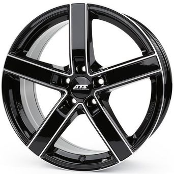 ATS Emotion 7,5x17 5x112 ET35 DIA70,1 (diamond black contour polished)