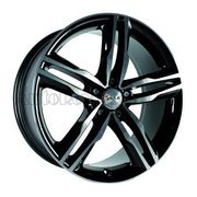 Avus AF6 8x19 5x112 ET35 DIA66,45 (black polished)