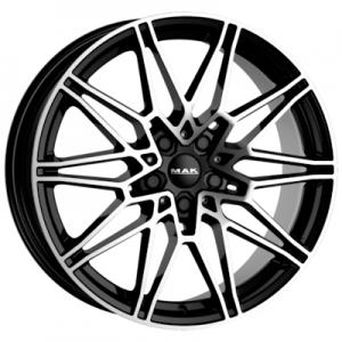 Mak Konig 8,5x19 5x112 ET25 DIA66,6 (black mirror)