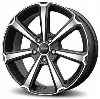 Momo Legend 7x17 5x108 ET43 DIA72,3 (matt black polished)