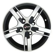 PDW DW-583 7x16 5x112 ET45 DIA73,1 (black machined face)
