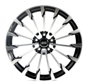 Replica Audi (A351) 8,5x19 5x112 ET40 DIA66,6 (gloss black machined face)