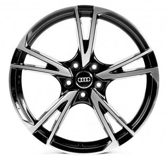Replica Audi (A5156) 8,5x19 5x112 ET40 DIA66,6 (gloss black machined face)