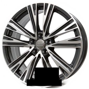 Replica Audi (KW095) 7x16 5x112 ET35 DIA66,6 (dark gun metal machined face)