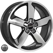 Replica Audi (TL5829ND) 7x18 5x112 ET43 DIA57,1 (GMF)