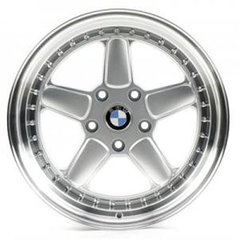 Replica BMW (B001) 9x17 5x120 ET25 DIA74,1 (silver lip polished)