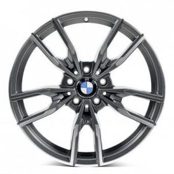 Replica BMW (B5478) 8x18 5x112 ET25 DIA66,6 (matt grey machined face)