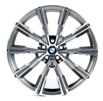 Replica BMW (B795) 9x20 5x112 ET35 DIA66,6 (gun metal machined face)