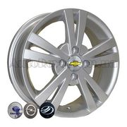 Replica Daewoo (Z614) 5,5x14 4x100 ET44 DIA56,6 (silver)