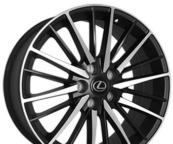 Replica Lexus (LX9026) 8x18 5x114,3 ET30 DIA60,1 (black machined face)