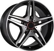 Replica Mercedes (MB96) 8,5x20 5x112 ET35 DIA66,6 (gloss black machined face)