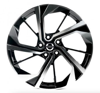Replica Nissan (NS1981) 7,5x19 5x114,3 ET45 DIA66,1 (gloss black machined face)