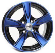 Replica R840 6x14 4x100 ET35 DIA73,1 (black blue face)