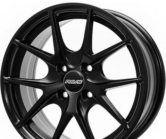 Replica Rays (RF07) 6,5x15 4x100 ET35 DIA67,1 (matt black)