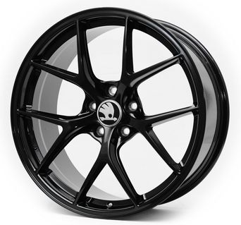 Replica Skoda (RX01) 7,5x17 5x112 ET35 DIA66,6 (gloss black)