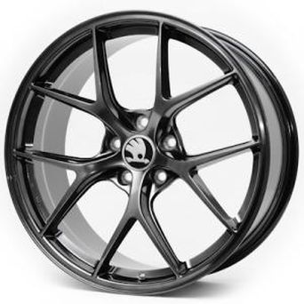 Replica Skoda (RX01) 7,5x17 5x112 ET35 DIA66,6 (hyper black)