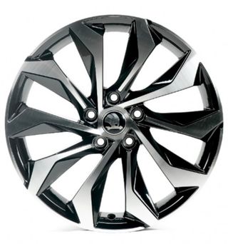 Replica Skoda (SK1139) 7,5x18 5x112 ET38 DIA57,1 (gloss black machined face)