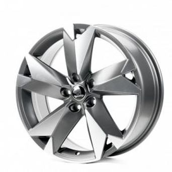 Replica Skoda (SK5625) 7,5x18 5x112 ET43 DIA57,1 (satin grey machined face)