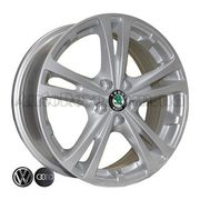 Replica Skoda (Z616) 6x15 5x100 ET43 DIA57,1 (silver)