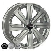 Replica Toyota (BK736) 5,5x15 4x100 ET45 DIA54,1 (silver)