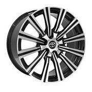 Replica Toyota (TY1222) 8,5x20 6x139,7 ET25 DIA110,5 (BKF)