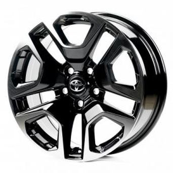 Replica Toyota (TY1879) 7x17 5x114,3 ET35 DIA60,1 (gloss black machined face)