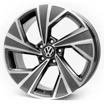 Replica Volkswagen (DM53) 8x18 5x112 ET44 DIA57,1 (gloss black)