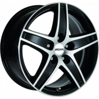 Ronal R48 7,5x16 5x114,3 ET40 DIA82,1 (jet black front diamond cut)