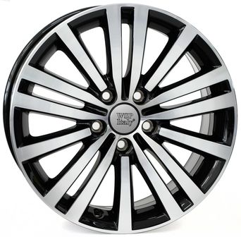 WSP Italy Volkswagen (W462) Altair 7,5x17 5x112 ET47 DIA57,1 (gloss black polished)